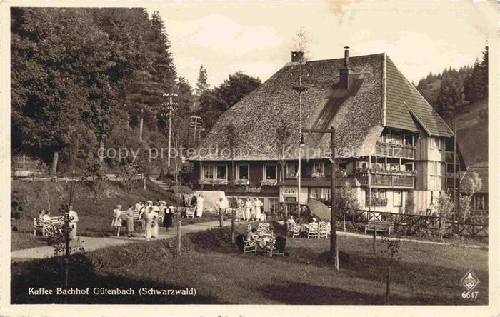 Guetenbach  Schwarzwald Kaffee Bachhof
