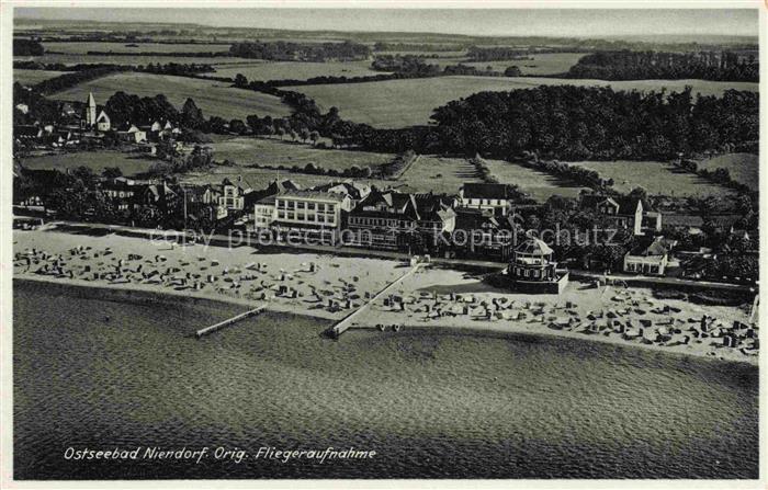 NIENDORF  Ostseebad Timmendorferstrand Fliegeraufnahme