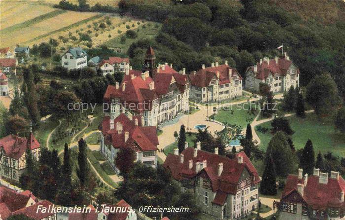 Falkenstein Taunus Offiziersheim Fliegeraufnahme