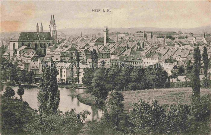 HOF  SAALE Bayern Panorama Feldpost