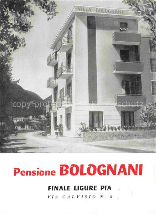 FINALE LIGURE IT Pensione Bolognani Via Calvisio