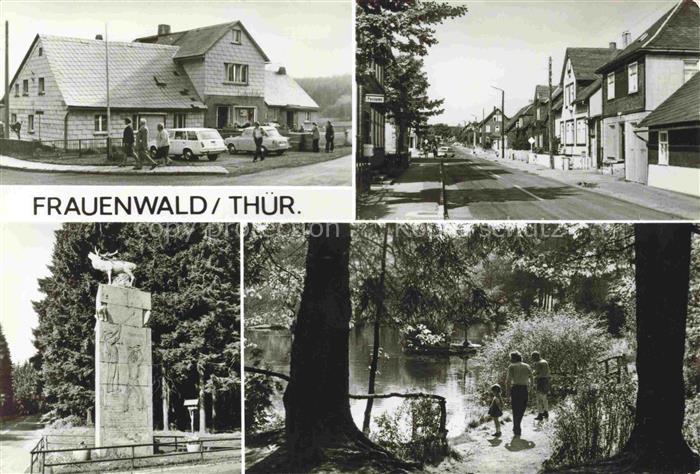 Frauenwald Thueringen Cafestube Nordstrasse Monument Im Lenkgrund
