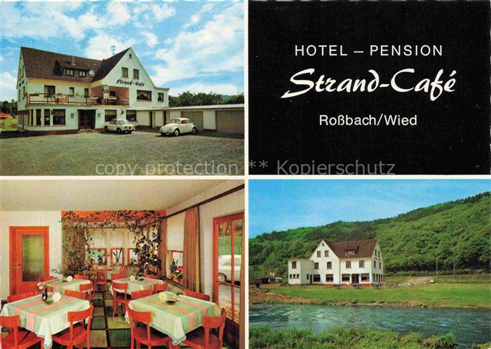 Rossbach Wied Hotel Pension Strand Cafe Gaststube
