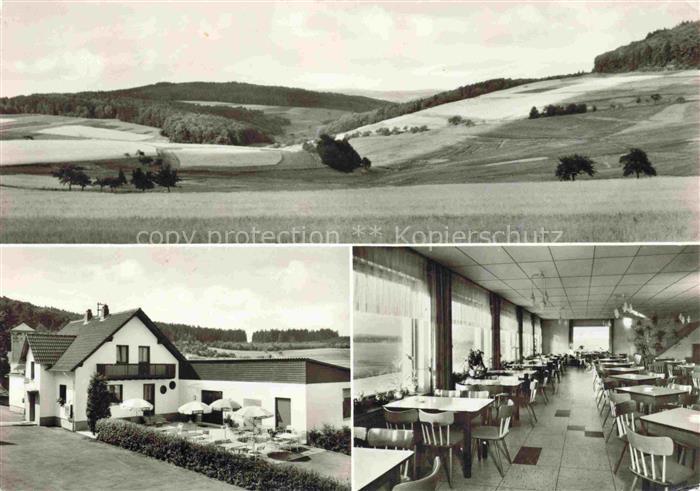 Mauloff Weilrod Panorama Cafe Pension Zum Kuehlen Grund Gastraum