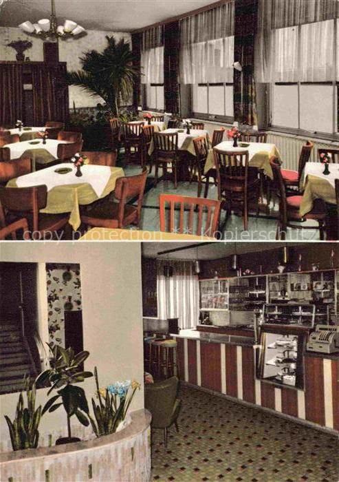 Ostheim  Rhoen Gaestehaus Kack Cafe Gaststube Theke