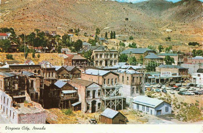 Virginia City Nevada Stadtblick