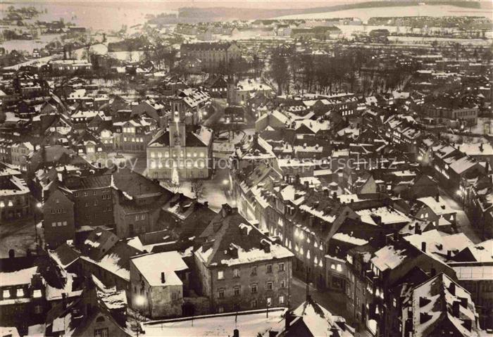 Schneeberg  Erzgebirge Sachsen Fliegeraufnahme