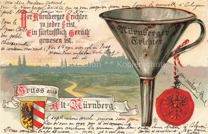 Alt-NueRNBERG Der Nuernberger Trichter