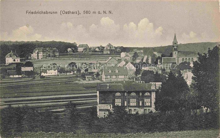 Friedrichsbrunn Harz Panorama
