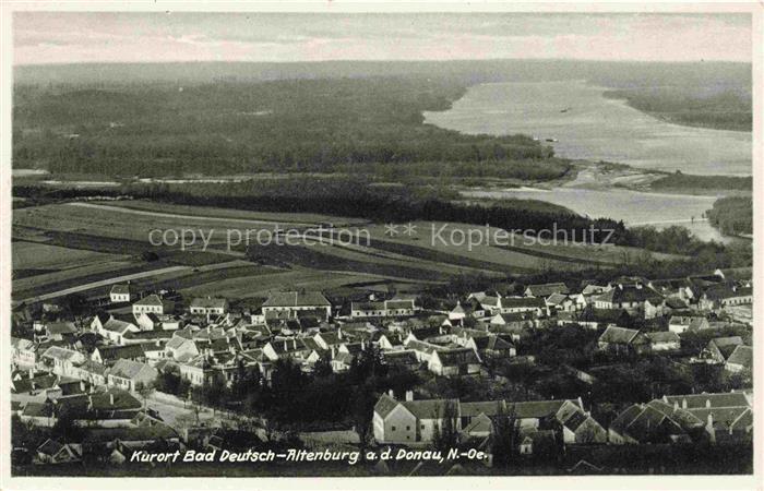 Bad Deutsch-Altenburg Niederoesterreich AT Fliegeraufnahme