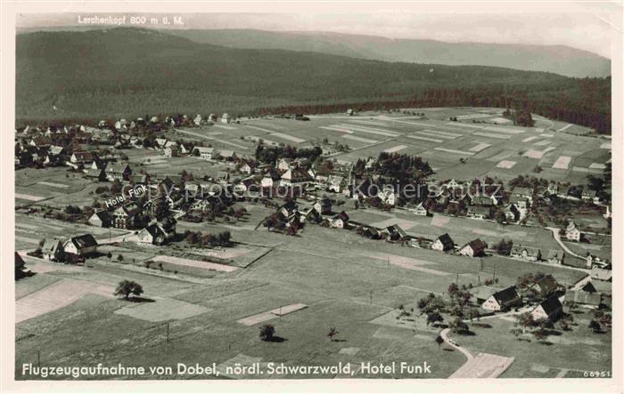 Dobel  Schwarzwald Fliegeraufnahme