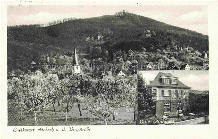 Alsbach Bergstrasse Alsbach-Haehnlein Hessen Cafe Restaurant Rodemer