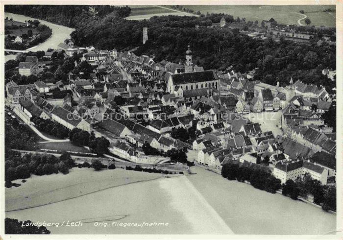 Landsberg Lech Bayern Fliegeraufnahme