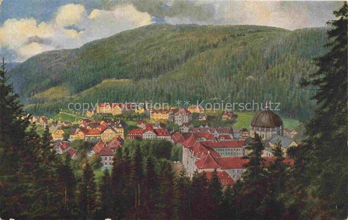 Hoffmann  Heinrich Kuenstlerkarte Sueddeutschland Alsace St.Blasien