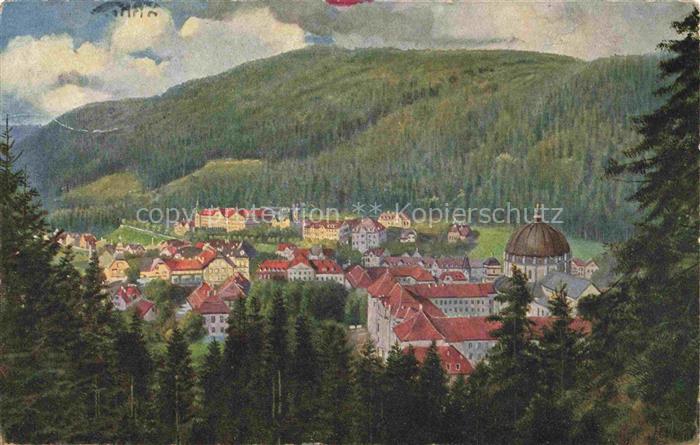 Hoffmann  Heinrich Kuenstlerkarte Sueddeutschland Alsace St.Blasien