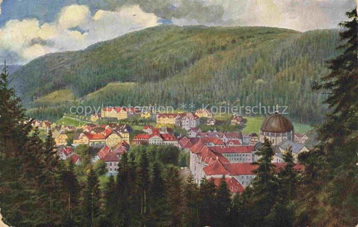 Hoffmann  Heinrich Kuenstlerkarte Sueddeutschland Alsace St. Blasien