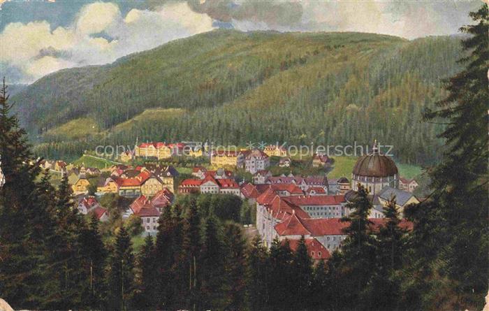 Hoffmann  Heinrich Kuenstlerkarte Sueddeutschland Alsace St Blasften
