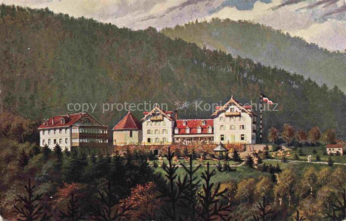 Hoffmann  Heinrich Kuenstlerkarte Sueddeutschland Alsace Kurort St. Anna am Hart