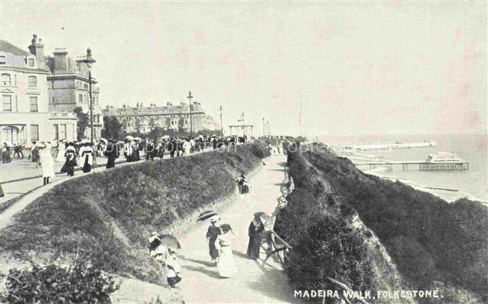 FOLKESTONE Shepway Kent UK Madeira Walk