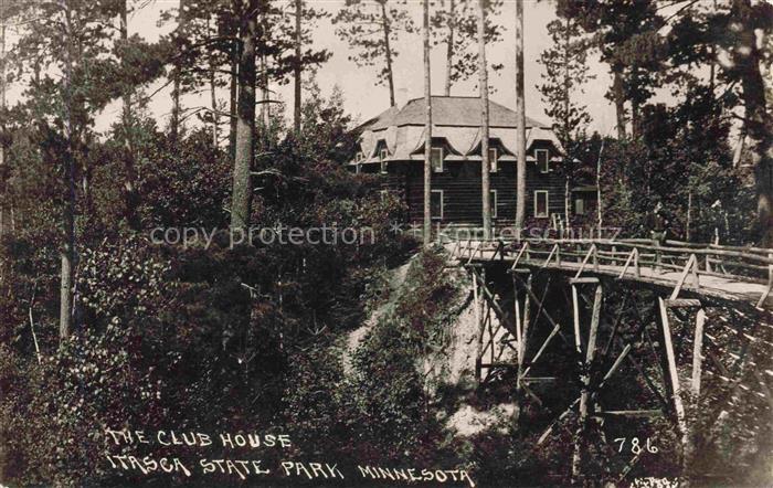 Minnesota US-State The Club House Itasca State Park