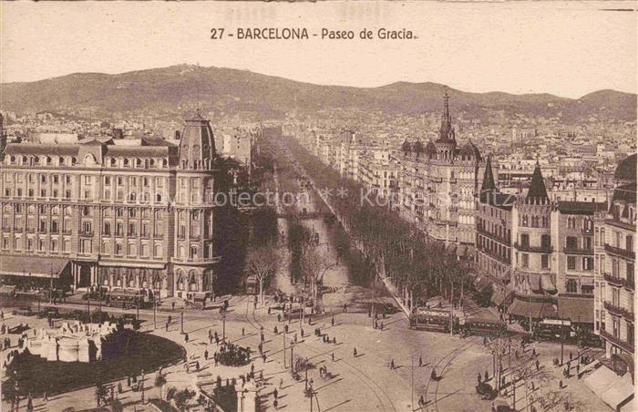 BARCELONA Cataluna ES Paseo de Gracia