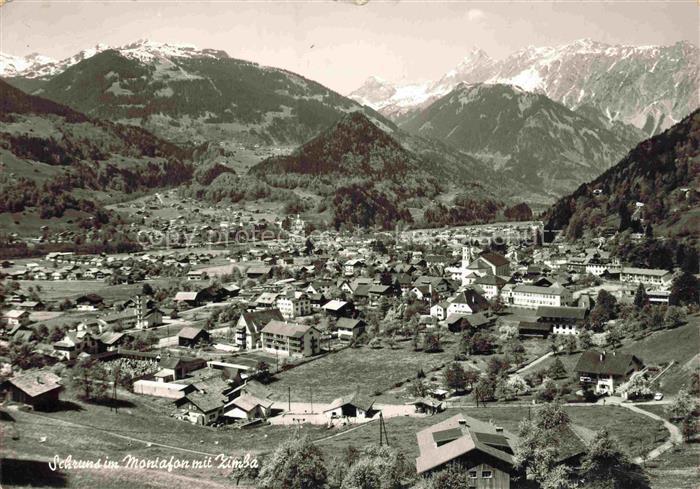 Schruns Tschagguns Vorarlberg AT Fliegeraufnahme mit Zimba