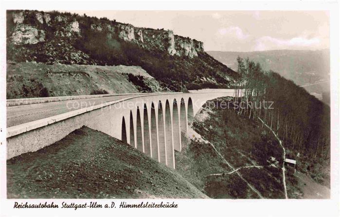 Autobahn Autostrada Autoroute Highway Stuttgart Ulm Himmelsleiterbruecke