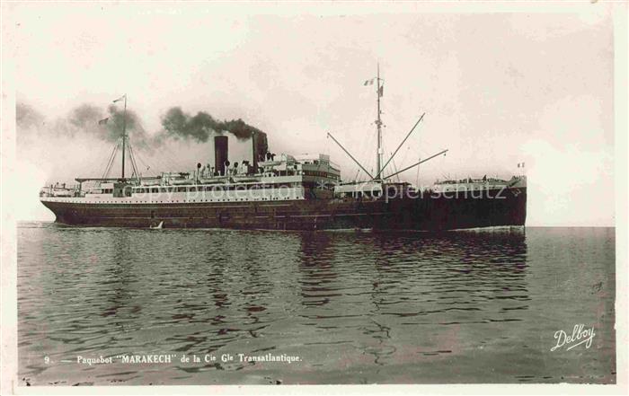 Dampfer Oceanliner Marakech