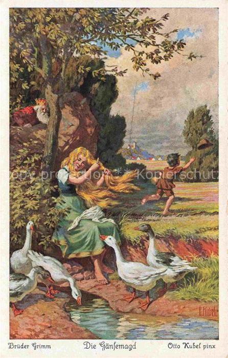 Kubel O. Maerchen Bruder Grimm Die Gaensemagt