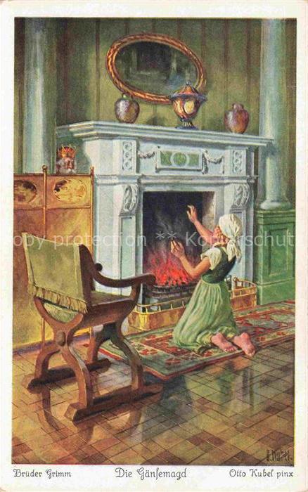 Maerchen Sagen Fairy Tale Conte-- Kubel Otto Brueder Grimm Die Gaensemagt