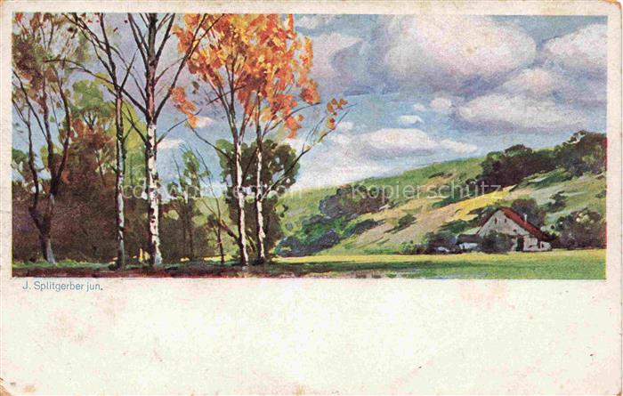 Splitgerber J. jr. Wald Haus Berg