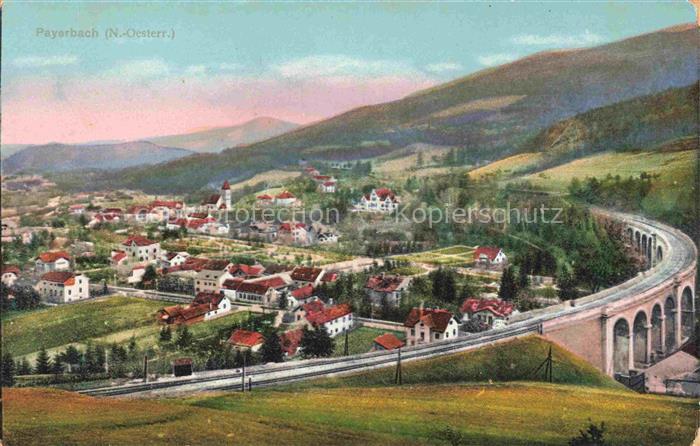 Payerbach Niederoesterreich AT Panorama Bruecke