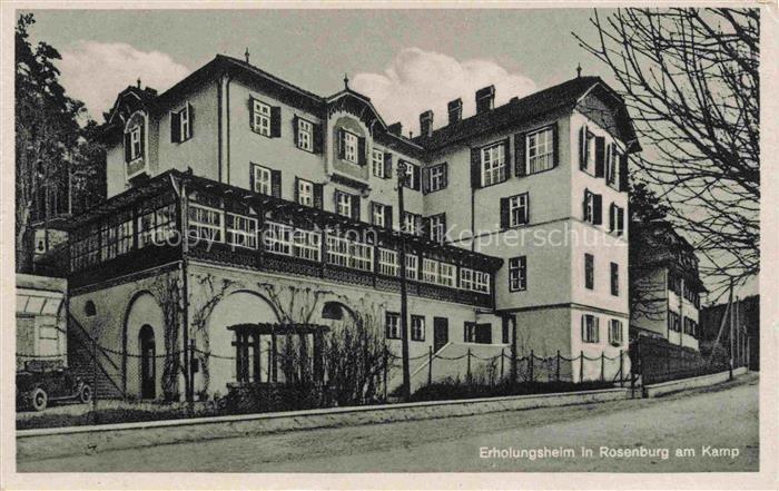 Rosenburg Kamp Burg Rosenburg-Mold Waldviertel AT Erholungsheim