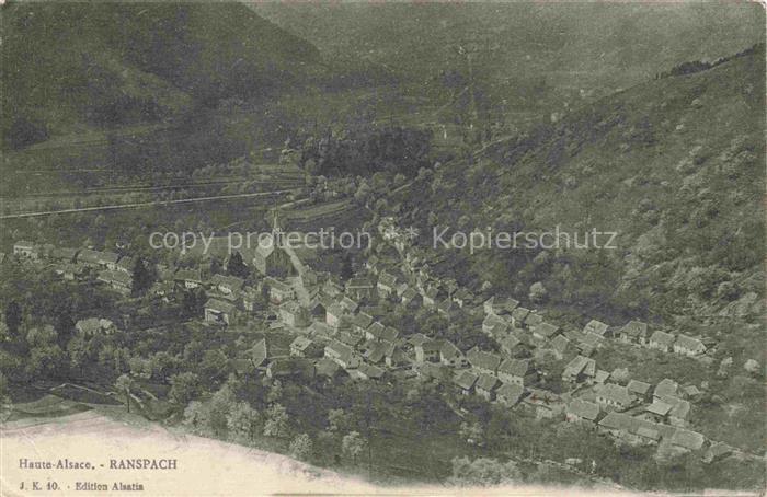 Ranspach Thann Alsace 68 Haut-Rhin Fliegeraufnahme