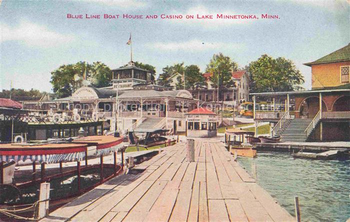 Lake Minnetonka Minnesota USA Blue Line Boat House and Casino