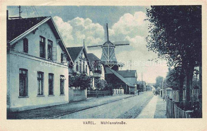 Varel Jadebusen Friesland Muehlenstrasse Windmuehle