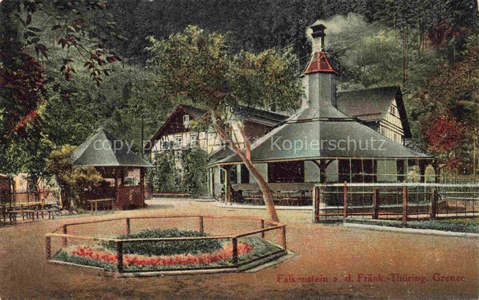 Falkenstein Oberfranken Ort an Fraenkisch-Thueringische Grenze Gasthaus Getraenk