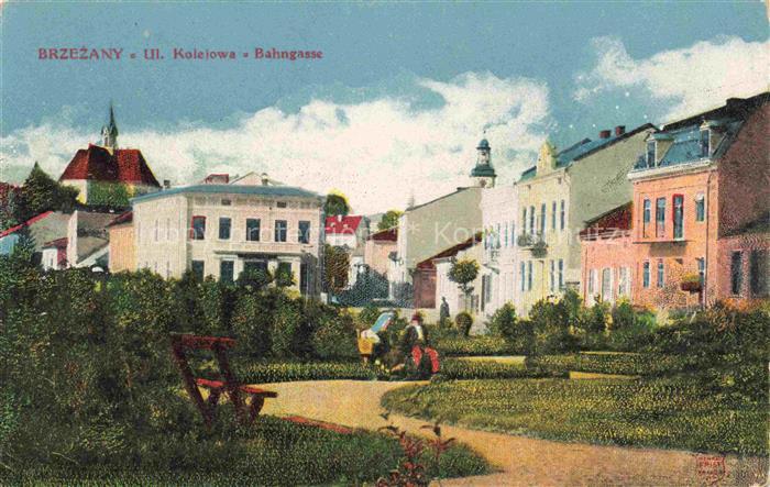 Brzezany Brzezani Bereschany Ternopil UA Ul. Kolejowa Bahngasse Feldpost