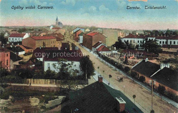 TARNOW OPOLSKI Tarnau PL Totalansicht Stempel Militaerzensur Feldpost