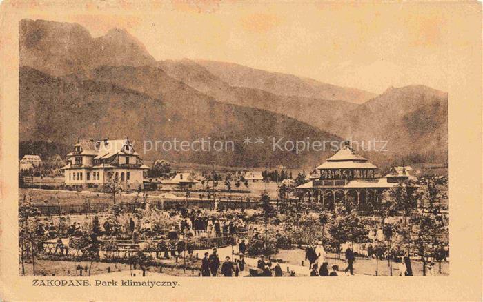 Zakopane Tatra PL Park klimatyczny