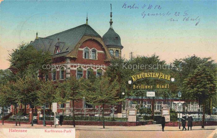 Halensee Grunewald CHARLOTTENBURG-WILMERSDORF BERLIN Kurfuerstenpark Berliner Ki