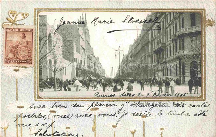 BUENOS AIRES Argentina Avenida de Mayo