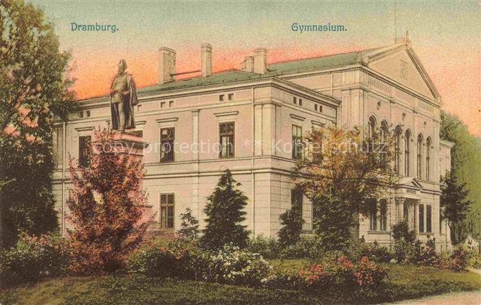 Dramburg Pommern Drawsko Pomorskie PL Gymnasium