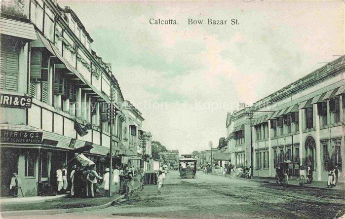 Calcutta India Bow Bazar Street