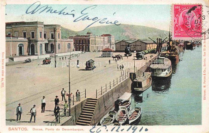 Santos Sao Paulo Brazil Docas Ponto do Desembarque