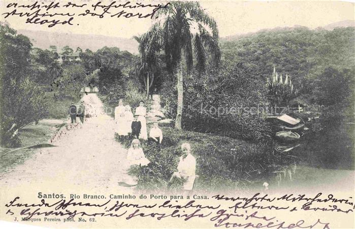 Santos Sao Paulo Brazil Rio Branco Caminho do Porto para a Casa