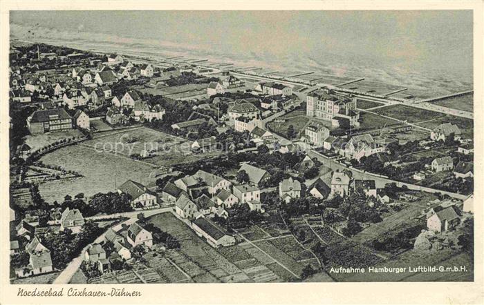 Duhnen Cuxhaven Fliegeraufnahme