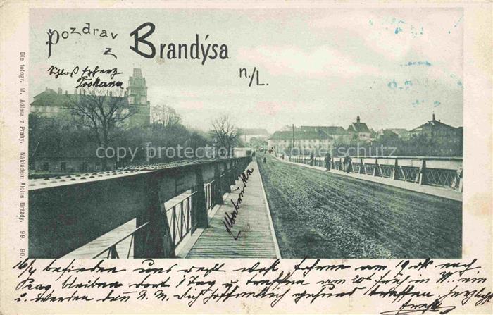 Brandysa nad Labem-Stara Boleslav Brandeis Elbe CZ Bruecke