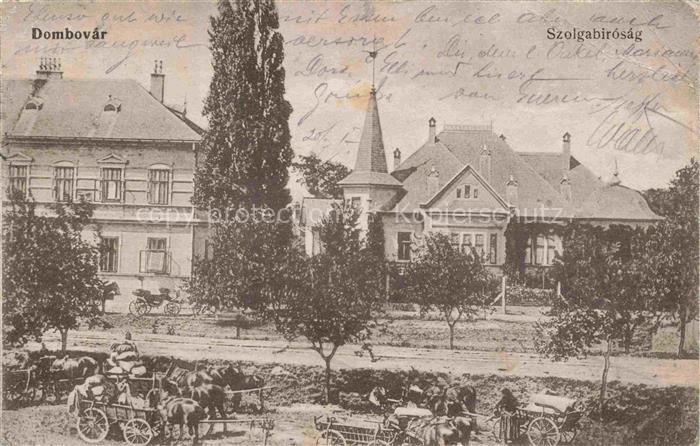 Dombovar Dombowa HU Szolgabirosag