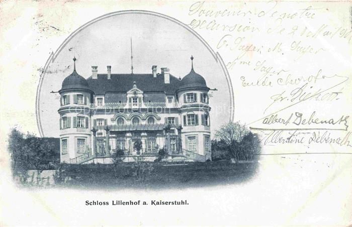 Ihringen Kaiserstuhl BW Schloss Lilienhof am Kaiserstuhl